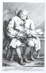 Simon Fraser, Lord Lovat (kb. 1667-1747) portréja, 1746. augusztus 25.