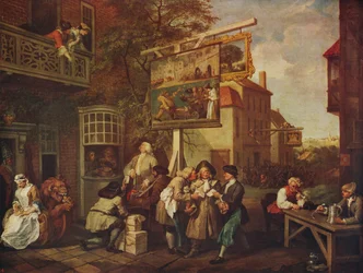 A választás: Szavazatgyűjtés, 1754-1755, c1915