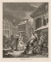 A nap négy időpontja: Reggel, 1738.