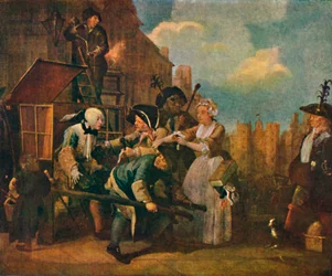 The Rakes Progress – The Arrest, c1735, 1904