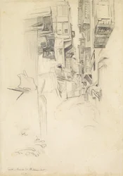 Utcai jelenet, Kairó, 1854