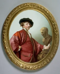 Joshua Reynolds (1723-92) portréja 1786 (zománc rézen)