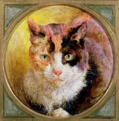 Tanulmány egy teknőshéjú macskáról, 1866