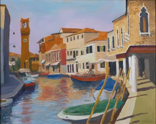 Burano Óratorony, 2000 (olaj a fedélzeten)