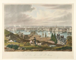 Baltimore a Federal Hillről nézve