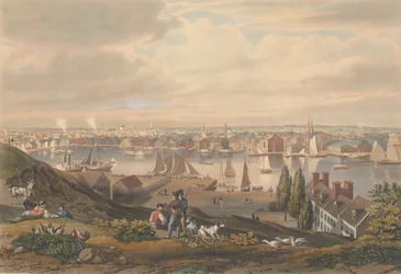 Baltimore a Federal Hillről, 1831-ben jelent meg.