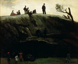 Boys Sliding, 1897 körül (olaj, vászon)
