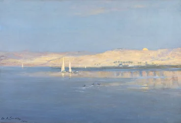 Hold felkelő a Níluson, 1900