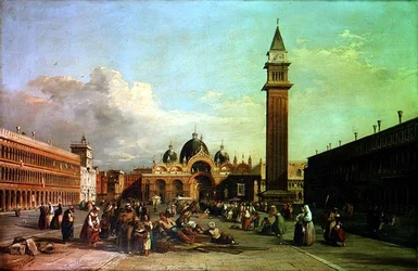 A Piazza San Marco, felvonulással