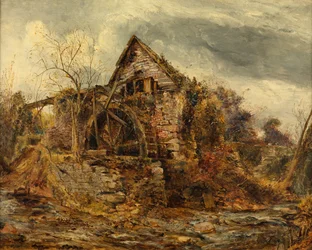 A régi malom (olaj, vászon)