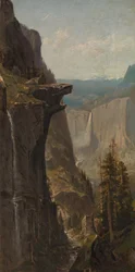 Yosemite-vízesés, a Glacier Pointból, 1879.