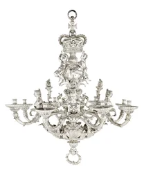 A királyi hannoveri Givenchy csillár, 1736