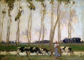 Breton táj (olaj, vászon)