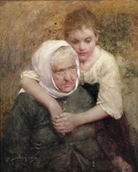 Emlékek (akvarell papíron)