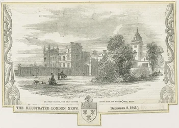 Drayton Bassett - "Drayton Manor": fametszet, és [c 1843]
