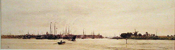 Dordrecht (akvarell papíron)