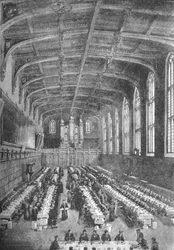 Christs Hospital, Nagyterem – Fiúk vacsoránál, 1891