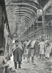 A Metropolitan Meat Market, Smithfield, 1891