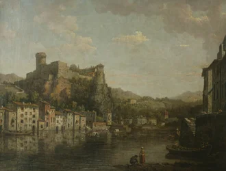 Nézet Lyonban (olaj, vászon)