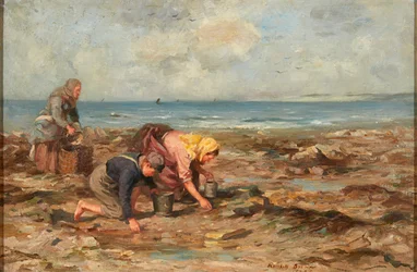 Kagylógyűjtők (olaj, vászon)