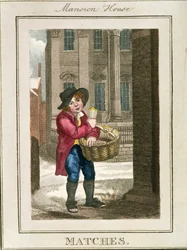 Matches, Mansion House, a „Cries of London”, pub. Richard Phillips (1778-1851) 1804