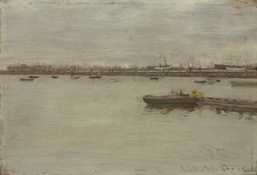 Szürke nap az öbölben, c. 1886.