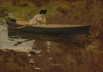 Mrs. Chase a Prospect Parkban, 1886.