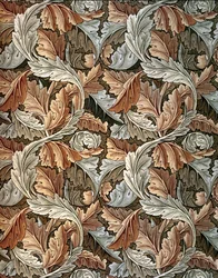 William Morris (1834-96) által tervezett Acanthus tapéta