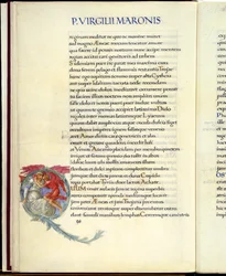 Dido és Cupido, 26. oldal Vergilius „Aeneis” című művéből