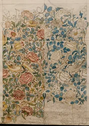 Rózsa, design chintz-hez