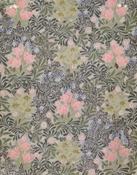 Tapéta design tulipánokkal, százszorszépekkel és loncsal (tapéta)