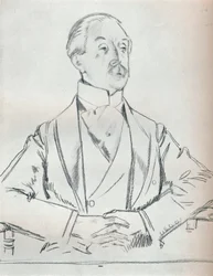 Ceruzával készült portrétanulmány, 1932. század XX