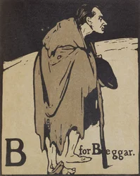 B for Beggar, illusztráció az 