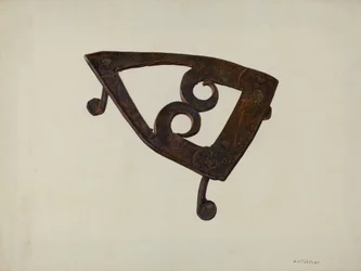 Iron Trivet, c. 1939.