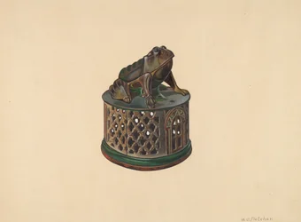 Játékbank: Béka, c. 1938.