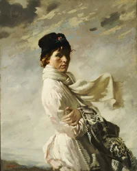 Dublin Bay: A művész feleségének portréja, 1909