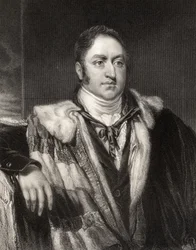 James Walter Grimston, Verulam 1. grófja, H. Robinson metszete, a National Portrait Gallery II. kötetéből, 1835 körül megjelent