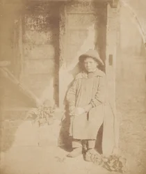 Répát hámozó fiú,c. 1854 (fotó)