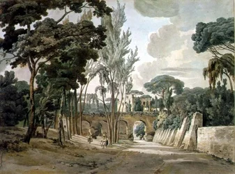 Ősi vízvezetékek a Capodichino közelében, Nápoly, 1780-1782