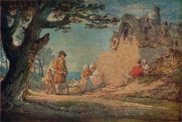 Vidéki jelenet, 1922