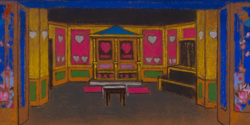 The Court of Hearts (Alice Csodaországban díszletterve)