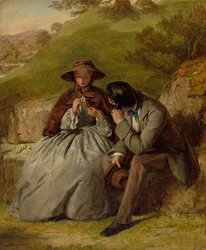 A szerelmesek, 1855.