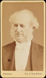 Cornelius Vanderbilt, 1870-77 körül (albumin nyomat)