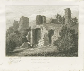 Dudley kastély – The Keep: metszet, nd [c1831] (nyomtatás)