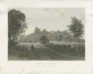 Dudley kastély: acélmetszet, nd [c1831] (nyomtatás)