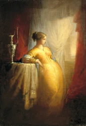Az ablaknál kb. 1870.