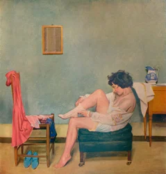 Lány öltözködés, 1933. század XX