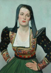 Miss Grant (olaj, vászon)