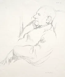 Sir Francis Seymour Haden alszik, 1897.