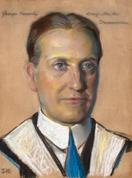 George Parmley Day, B.A. 1897, a Yale Egyetem pénztárosa. 1910-